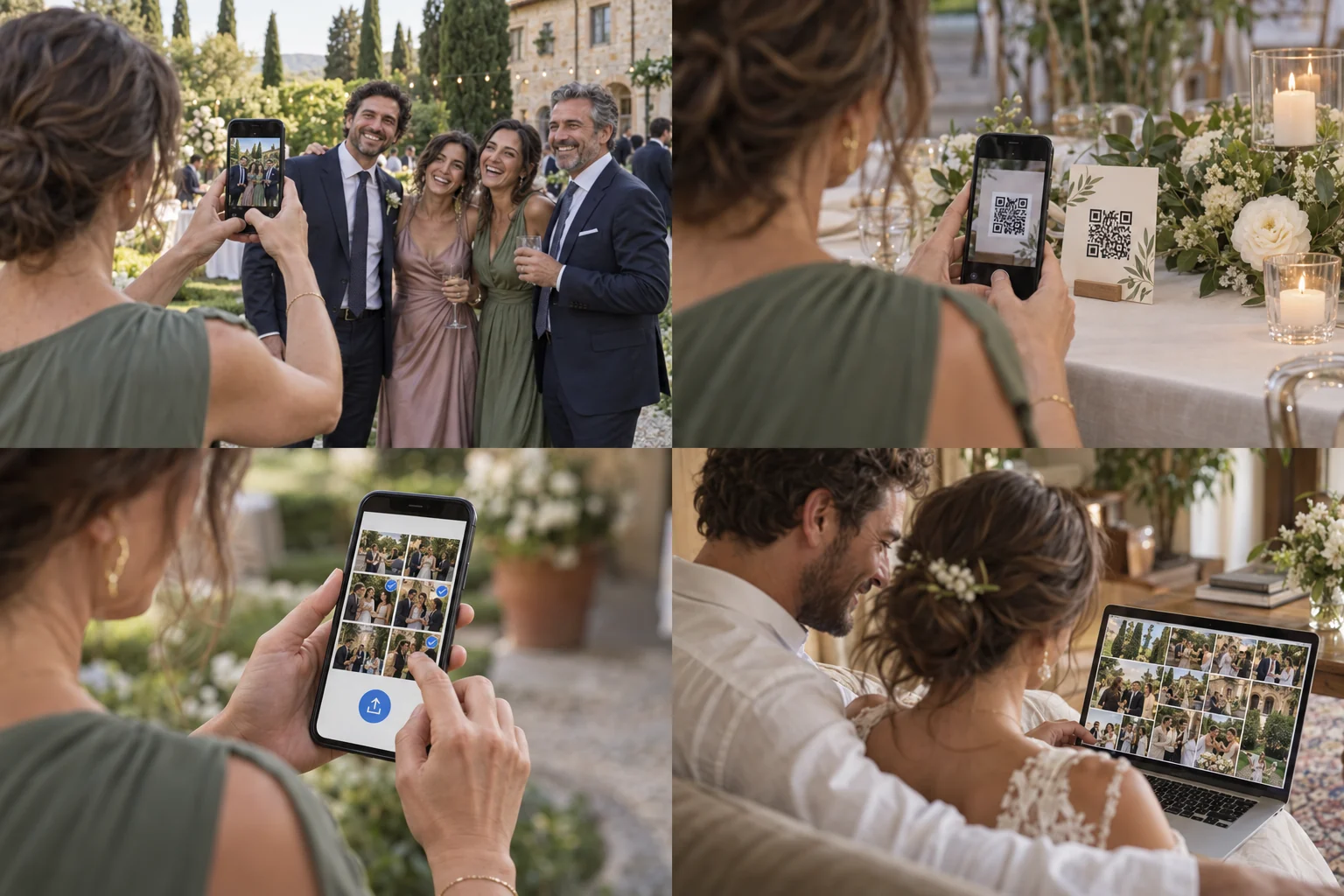 Esempio illustrativo: Galleria condivisa con QR